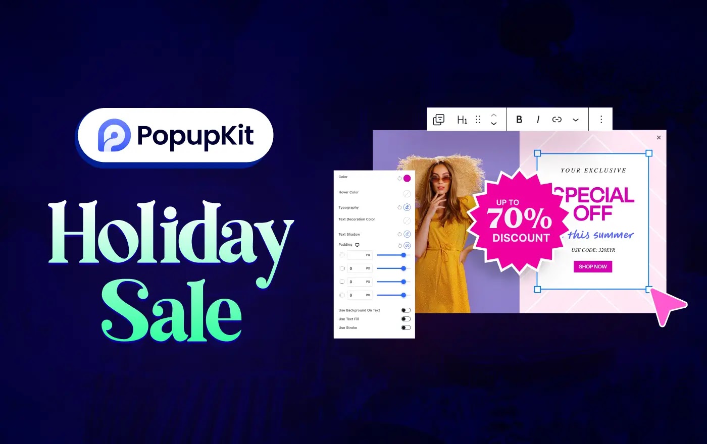 PopupKit christmas banner