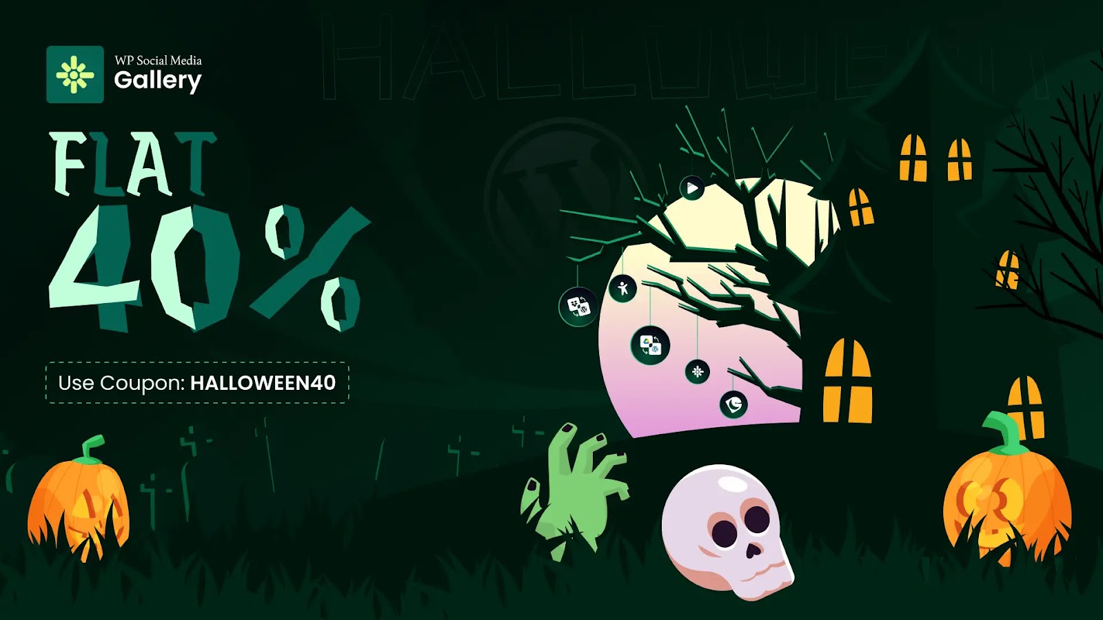 WP Social Media Gallery Halloween Deal