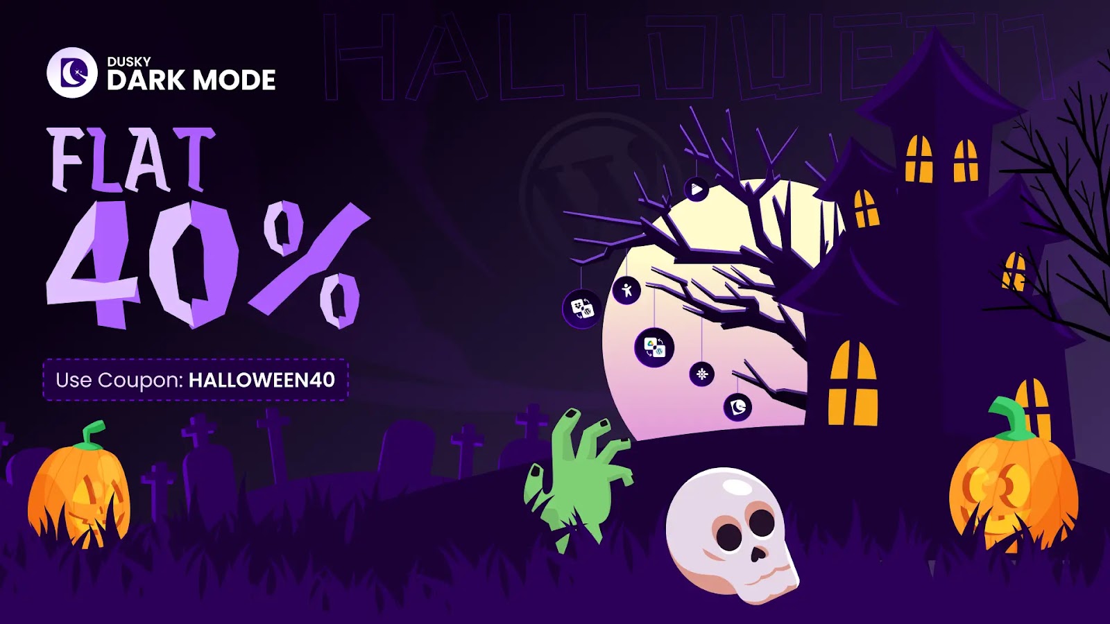 Dusky Dark-Mode Halloween Deal