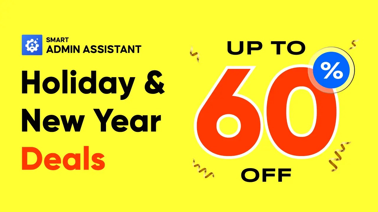 Smart Admin Assistant Christmas Banner