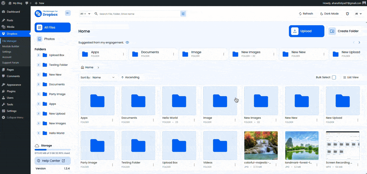 File Manager Of File Manager For Dropbox Plugin.gif