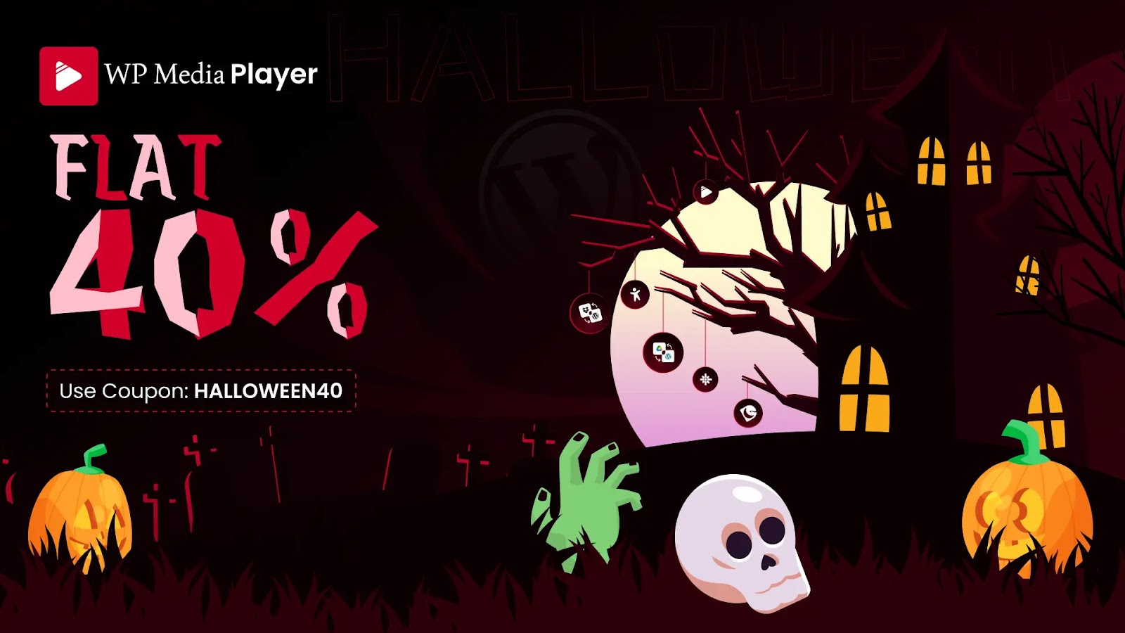 WP Media Player Halloween Deal