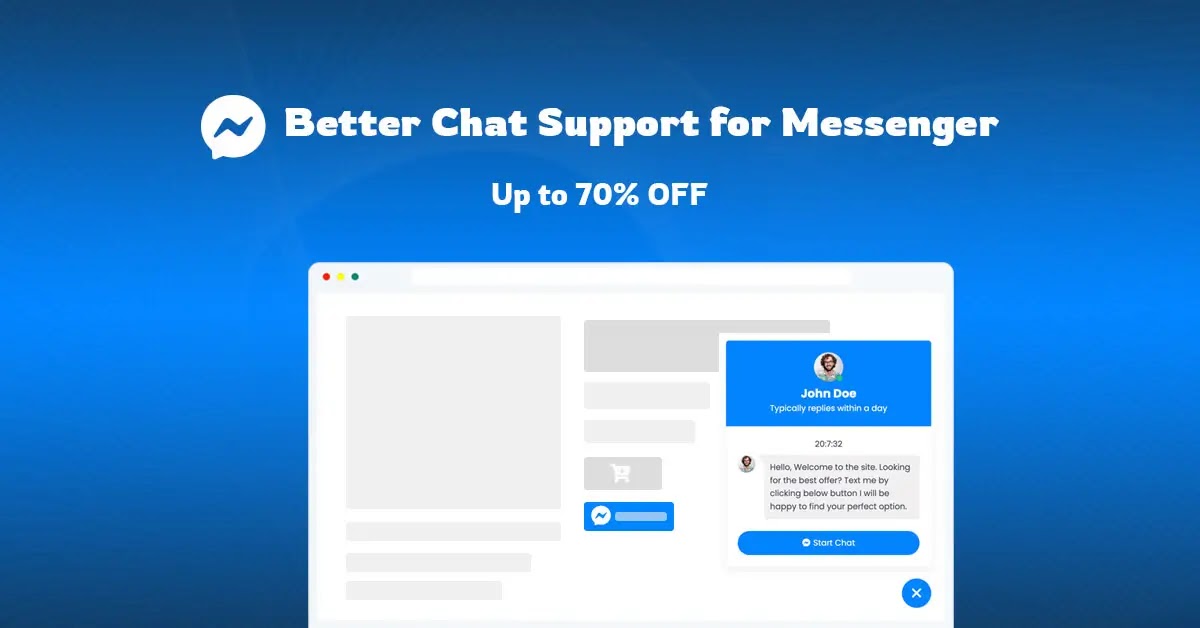 Better Chat Support For Messenger christmas banner