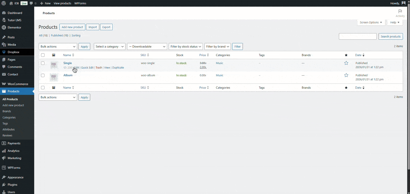 How to Use Dropbox Files in WooCommerce as Downloadable Products