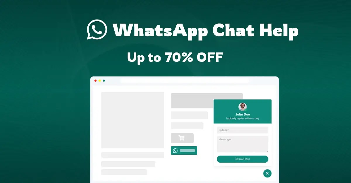 WhatsApp Chat Help christmas banner