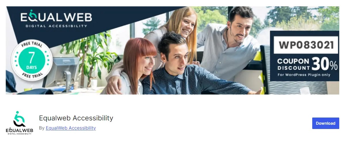 Equalweb Accessibility Banner