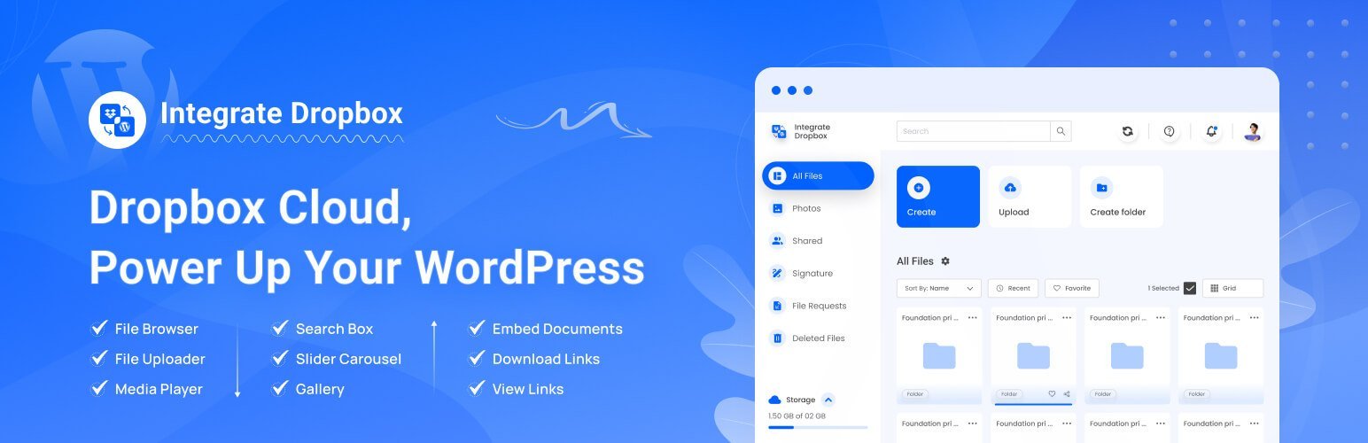 Integrate Dropbox
