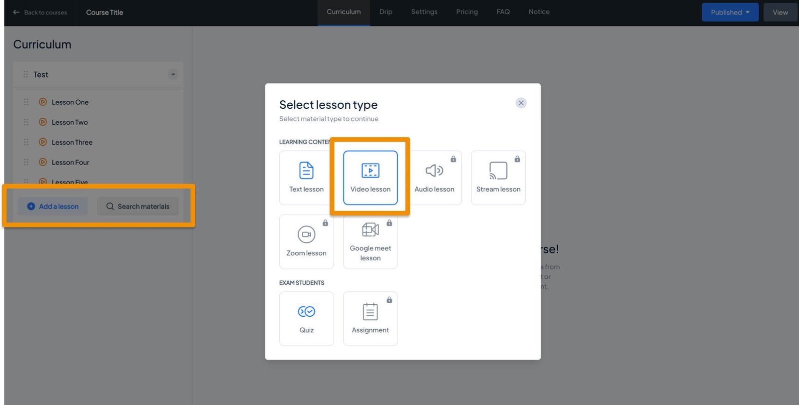 Add Video in MasterStudy LMS