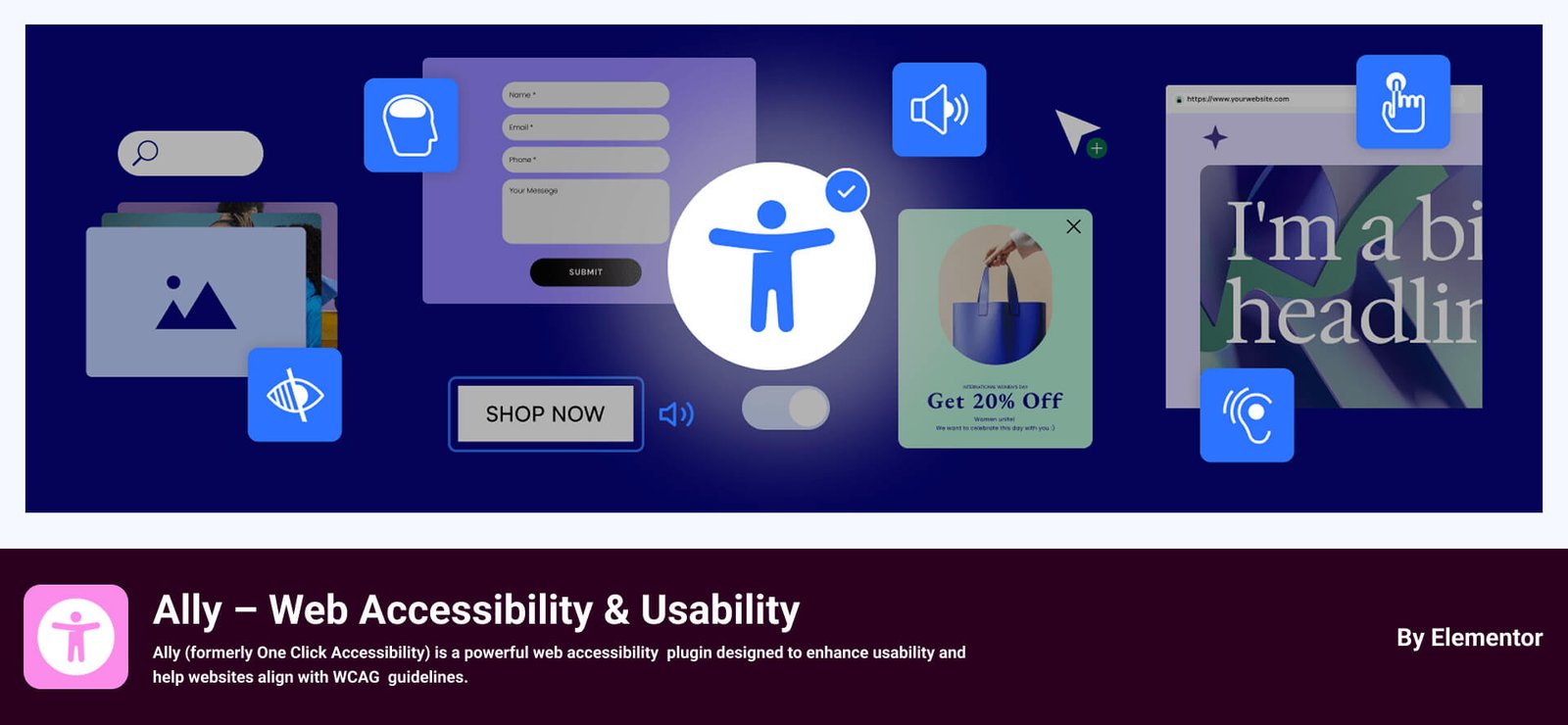 Accessibility Plugin for WordPress Ally
