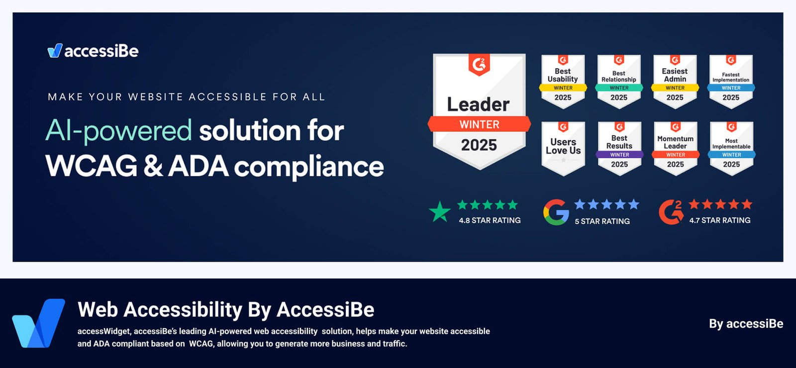 Accessibility Plugin for WordPress Ally