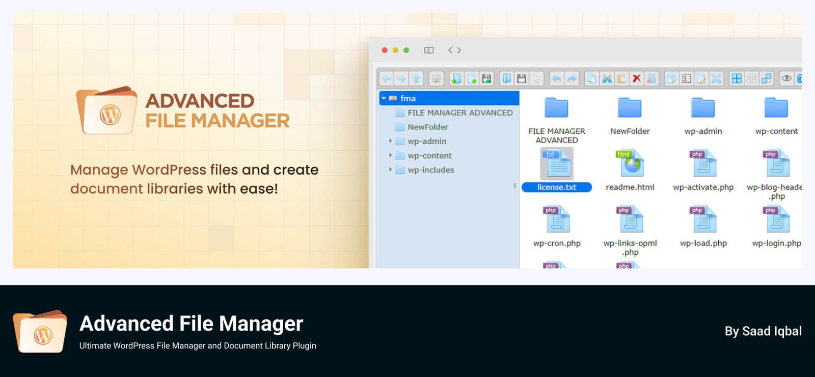 Best File Manager for WordPress Advanced File Manager