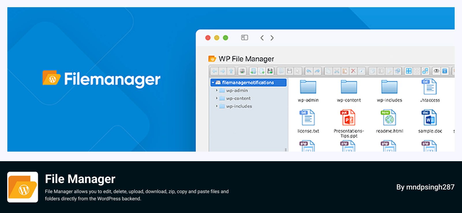 Best File Manager for WordPress File Manager