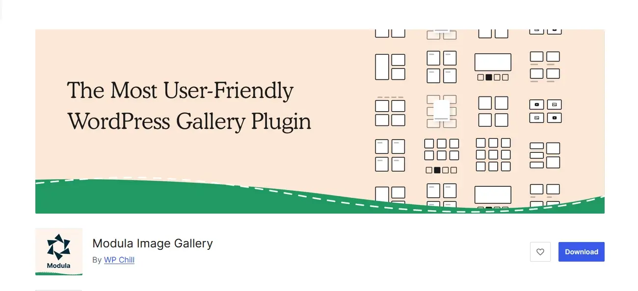Screenshot of Modula Image Gallery