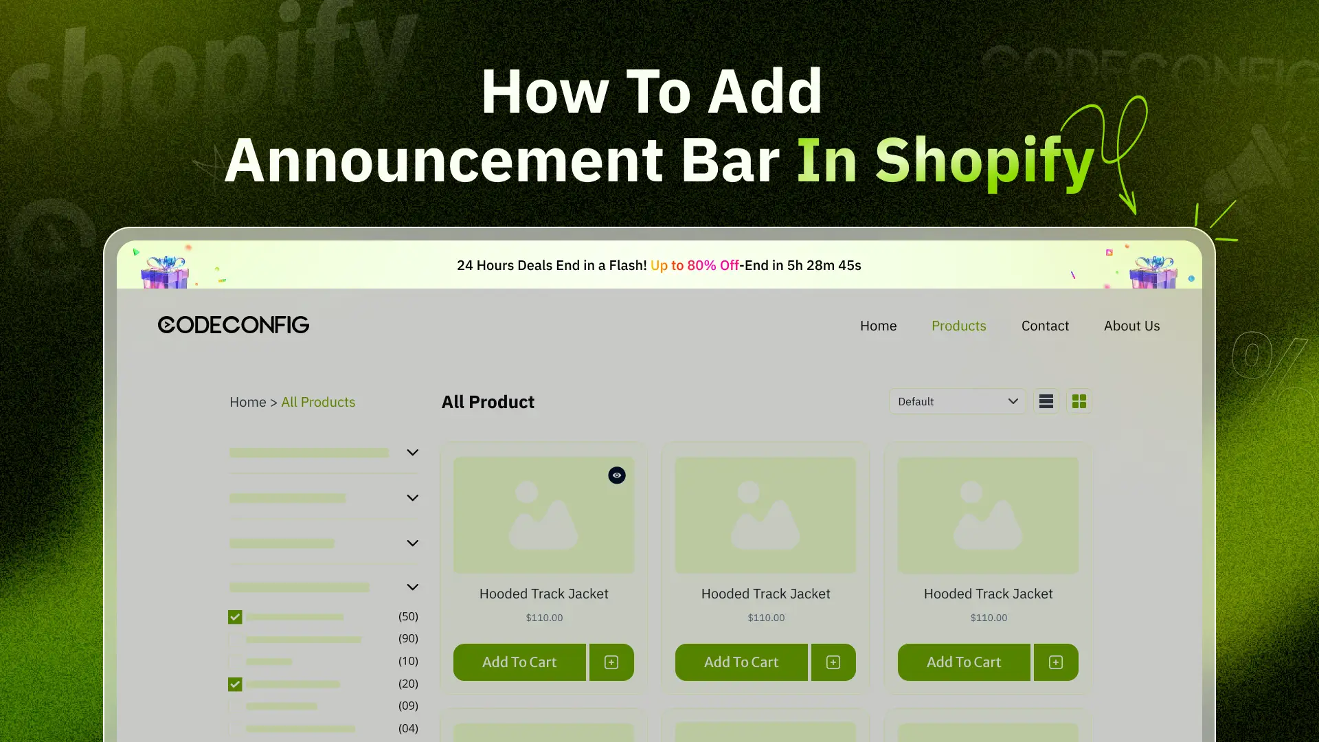 How To Add Announcement Bar In Shopify