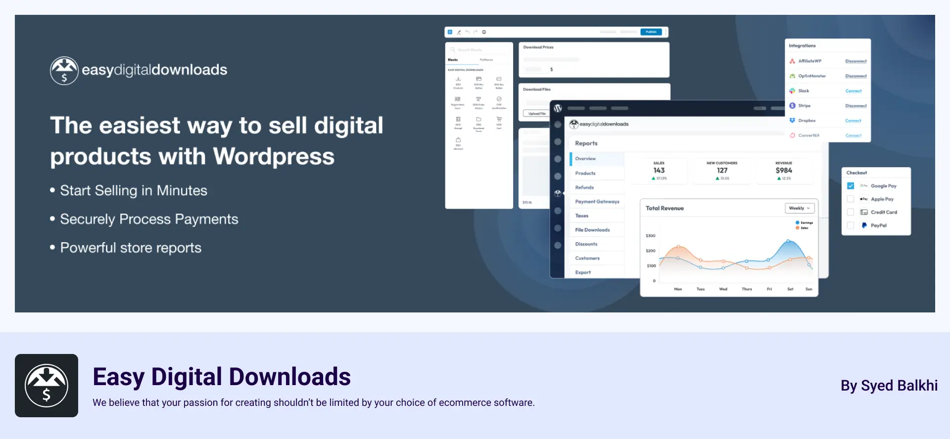 Best WordPress Ecommerce Plugins EDD