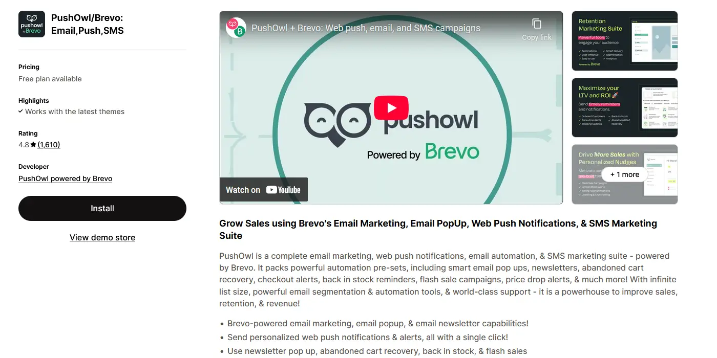 Must Have Shopify App Brevo