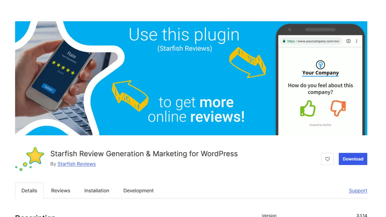 WordPress Google Reviews Plugin-Starfish Reviews