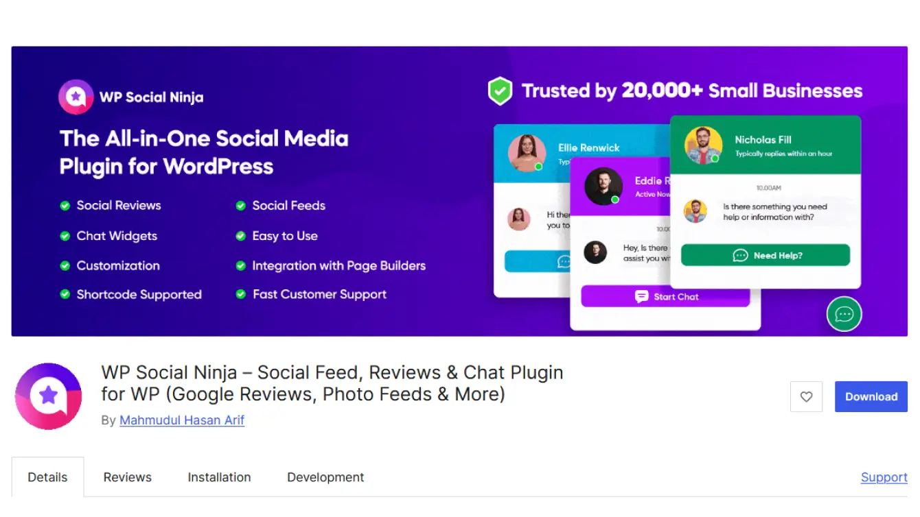 WordPress Google Reviews Plugin-WP Social Ninja