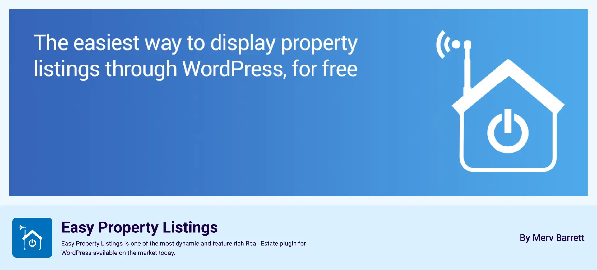WordPress Real Estate Plugin Easy Property Listings