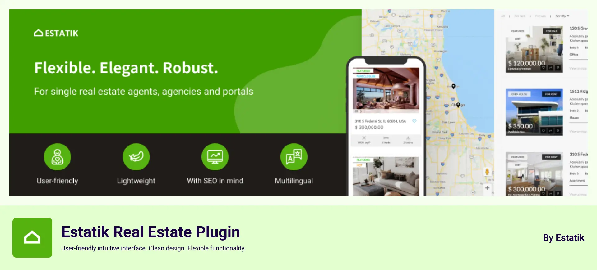 WordPress Real Estate Plugin Estatik Real Estate Plugin