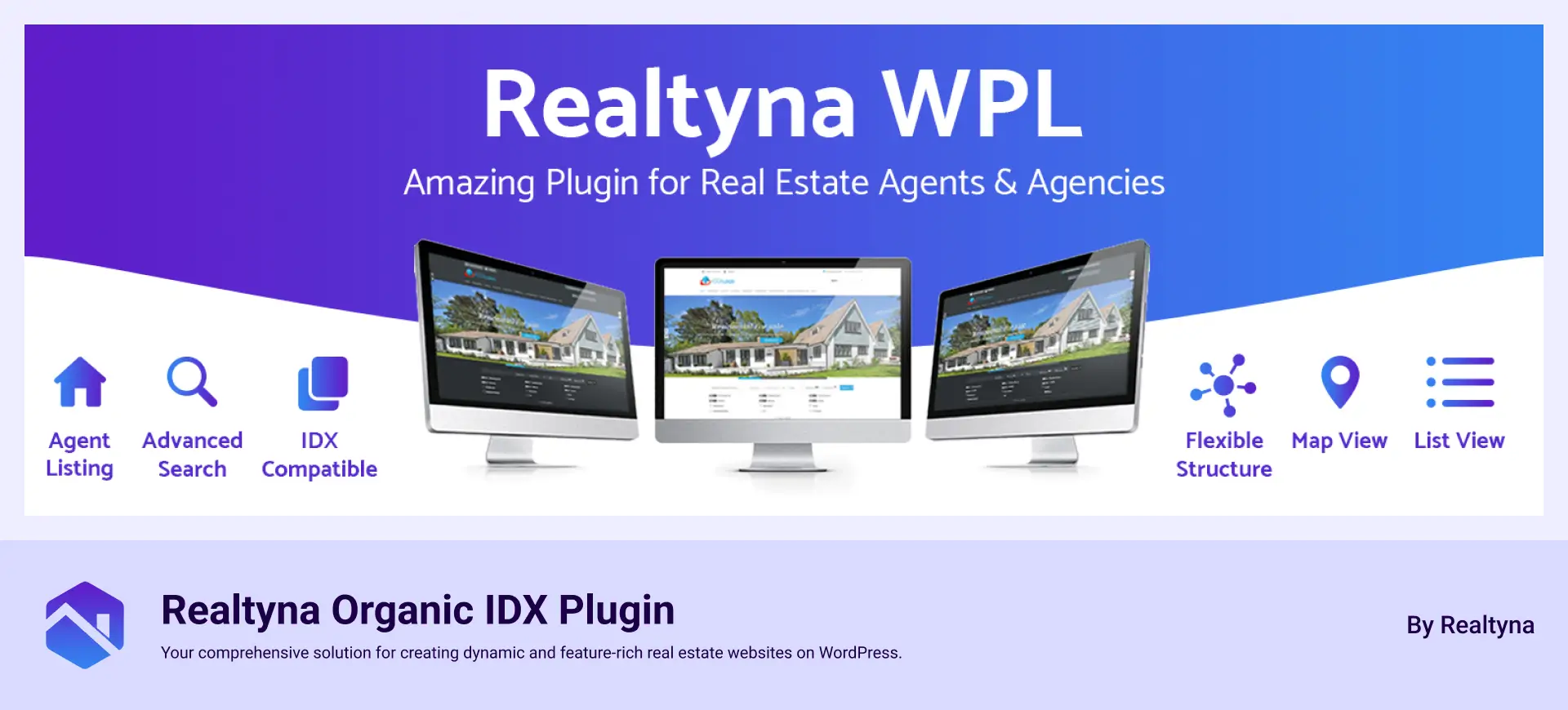 WordPress Real Estate Plugin Realtyna Organic IDX plugin