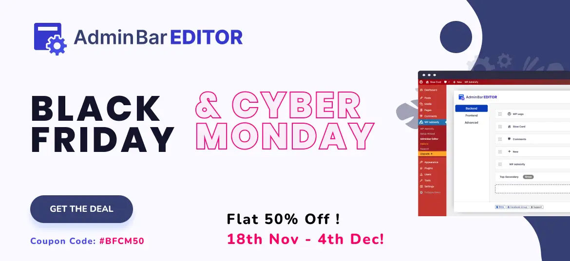 Admin Bar Editor