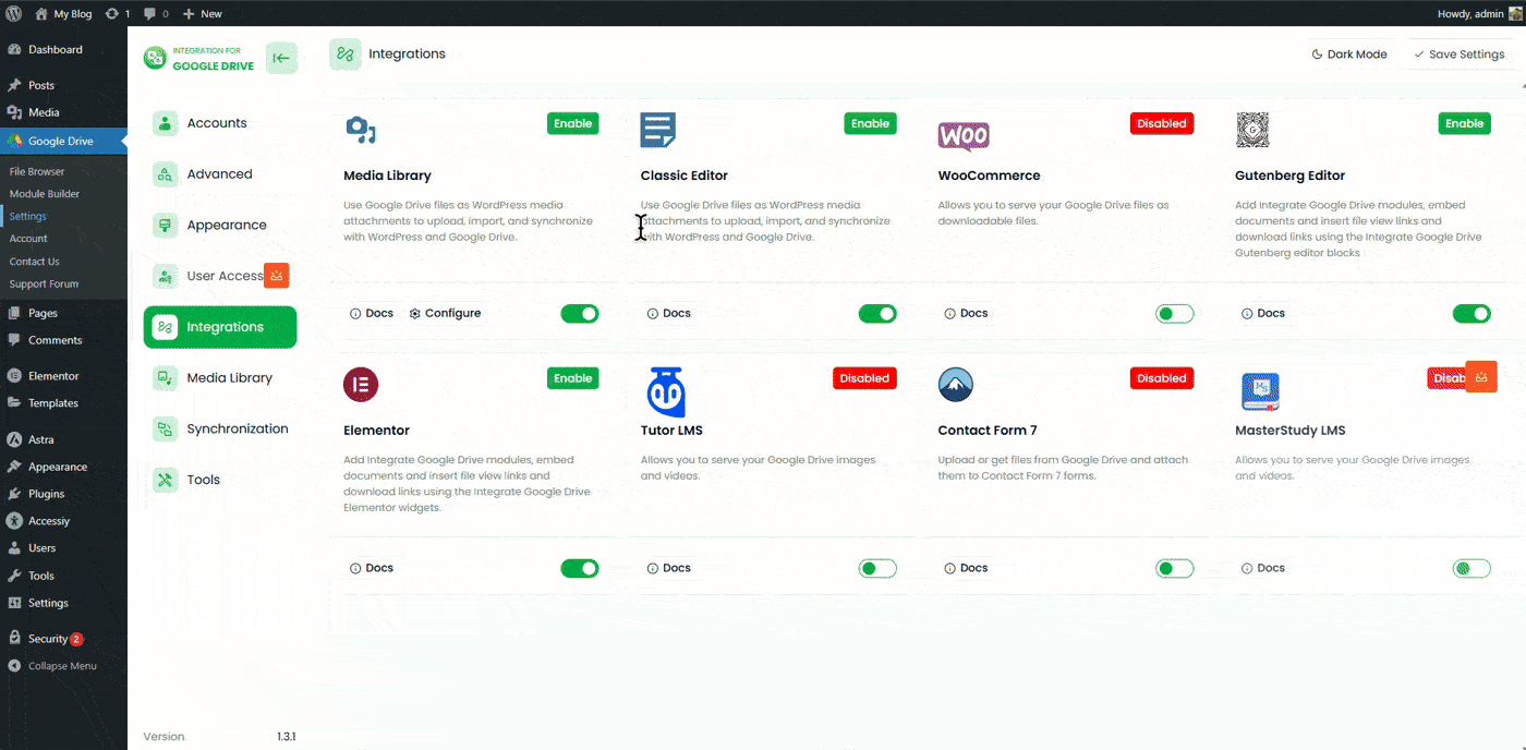 Google Drive Media Library Integration Demo