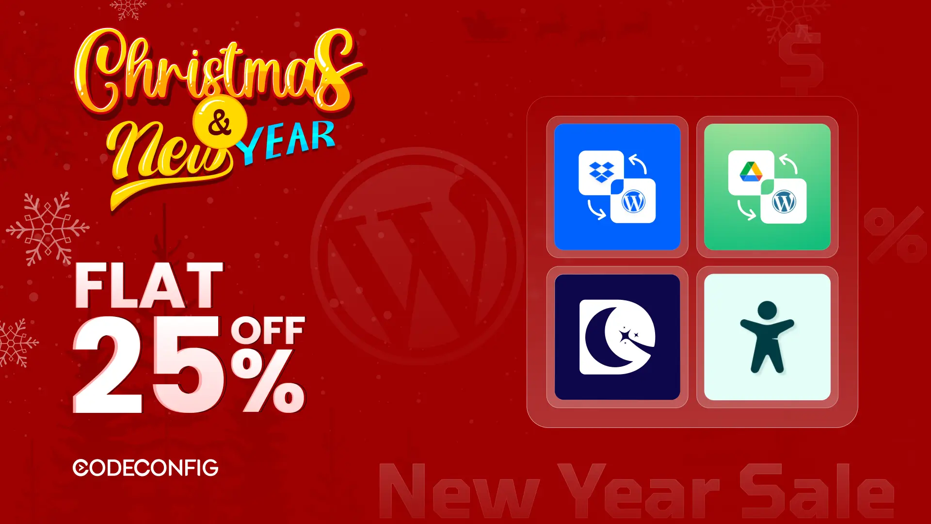 Best WordPress Christmas Deals And New Year Deals By CodeConfig