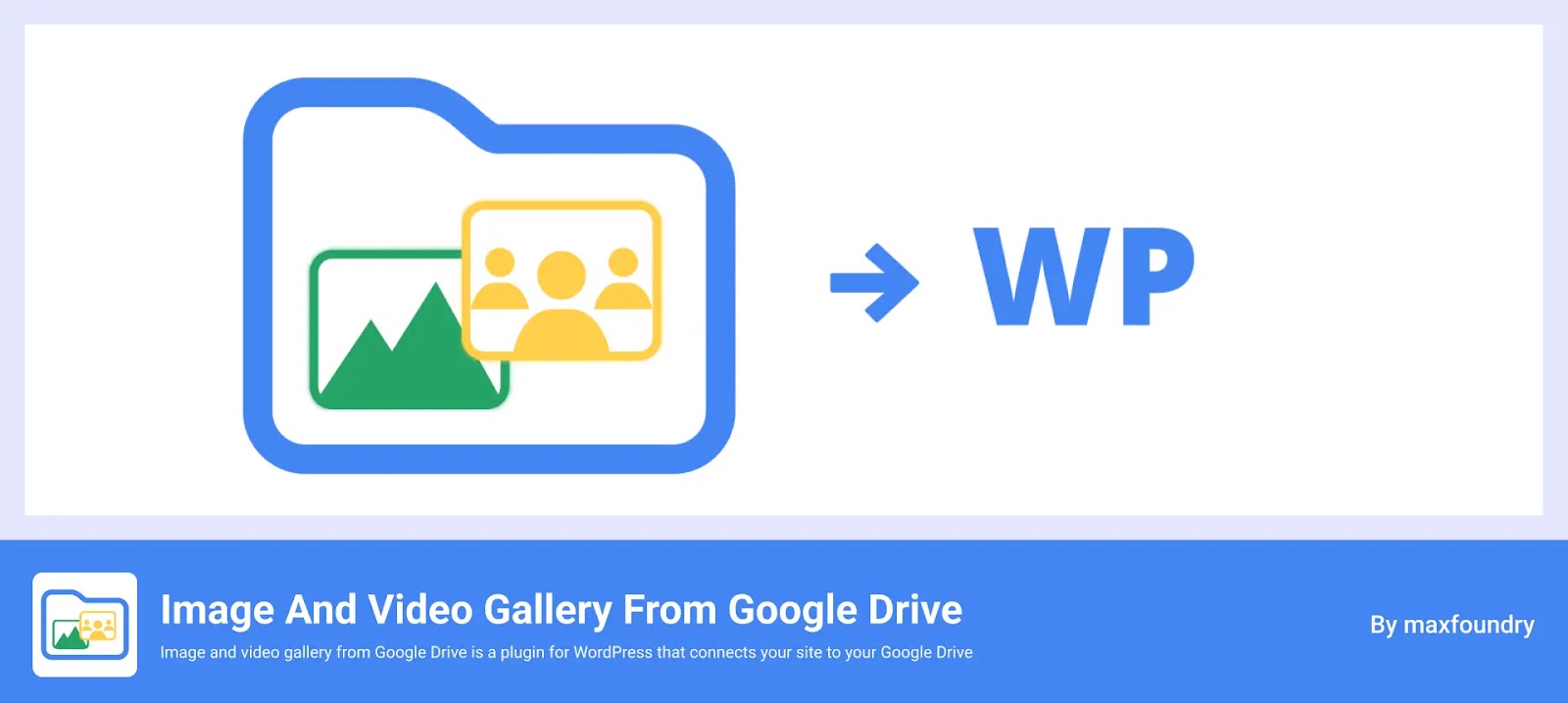 Image and video gallery from Google Drive