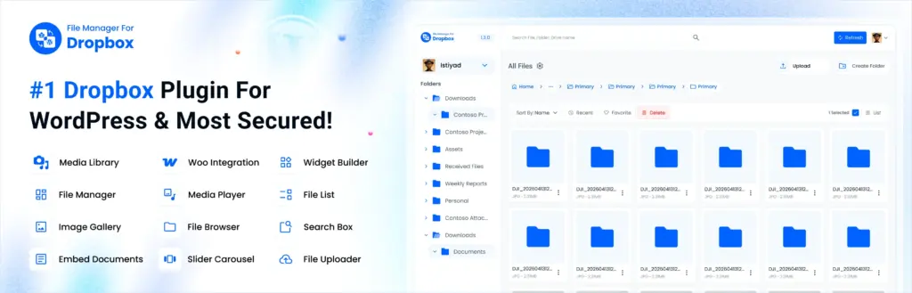 Dropbox Plugin For WordPress & Most Secured