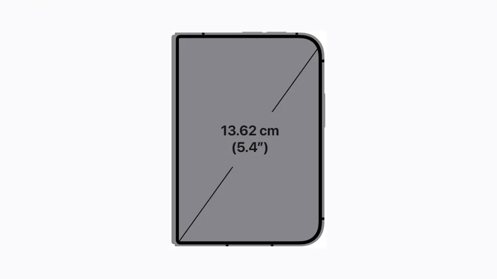 iPhone Duo The 5.4-inch outer display