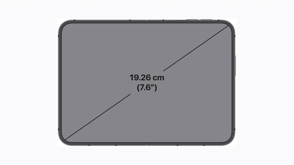 iPhone Duo The 7.6-inch inner display
