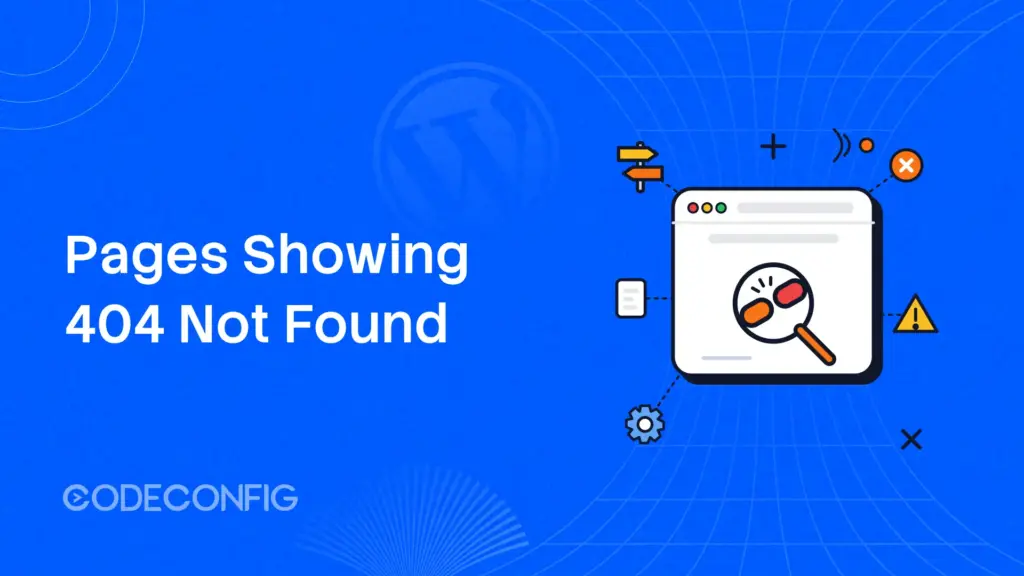 Pages Showing 404 Not Found